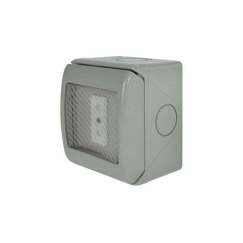 Casquete HYDROBOX toma de corriente simple 10A