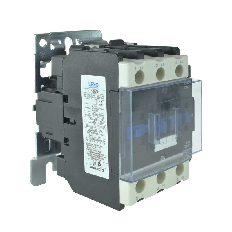 Contactor 50A, 1NO+1NC, IP20