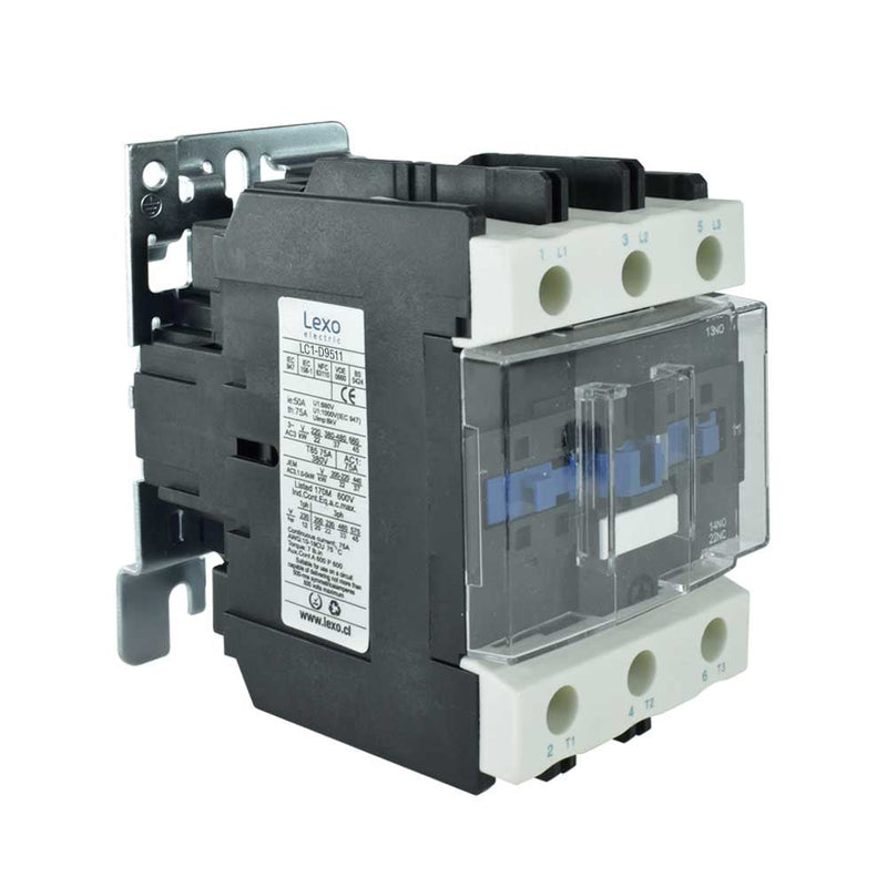 Contactor 95A, 1NO+1NC, IP20