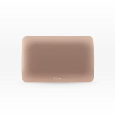 Placa ciega color champagne rosa