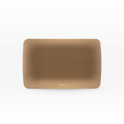 Placa ciega color titanio