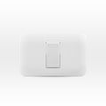 Interruptor simple 9/12 10A 250V blanco armado - Miniatura 1