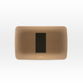 Interruptor simple 9/12 10A 250V café/titanio armado - Miniatura 1