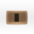 Interruptor simple 9/24 10A 250V café/titanio armado - Miniatura 1