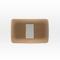 Interruptor simple 9/24 10A 250V beige/titanio armado - Miniatura 1