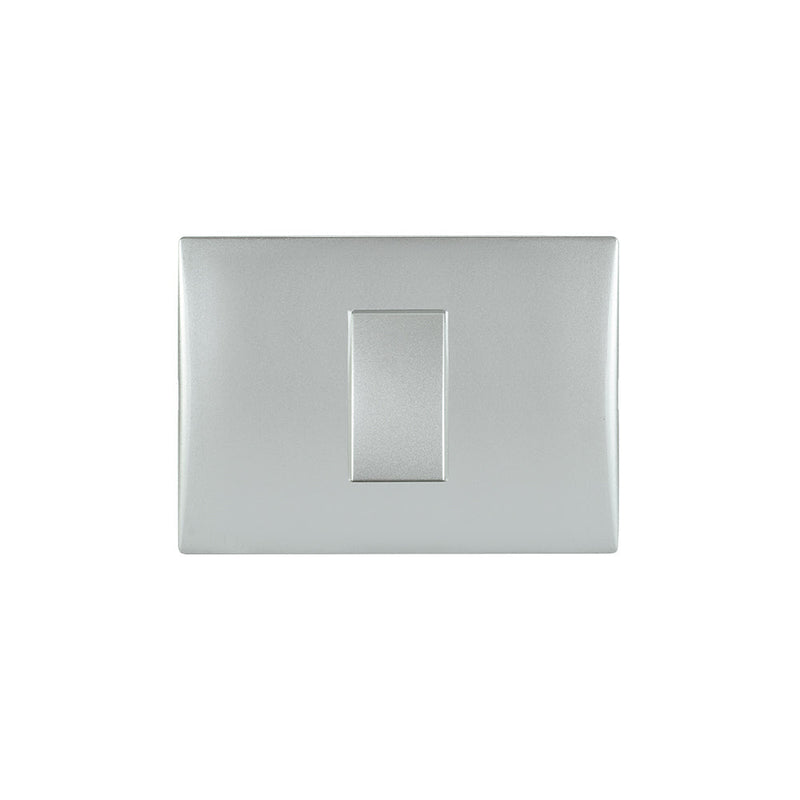 Interruptor andes simple 9/12 10A 250V SILVER armado