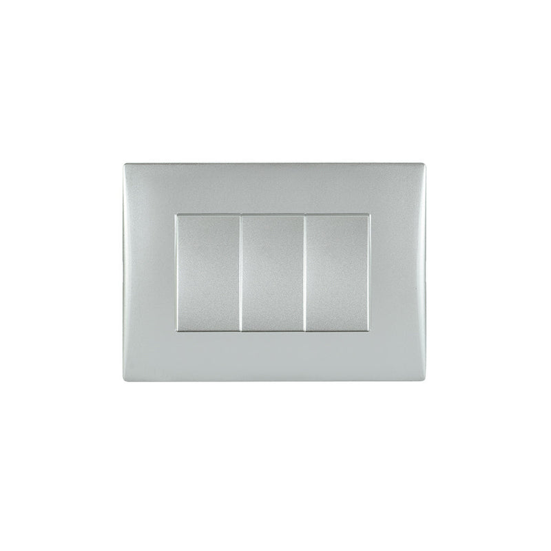 Interruptor andes simple 9/32 10A 250V SILVER armado