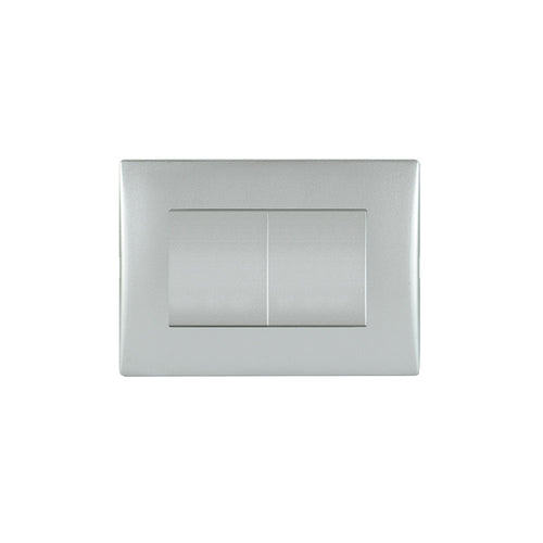 Interruptor andes 9/15 modulo doble SILVER armado