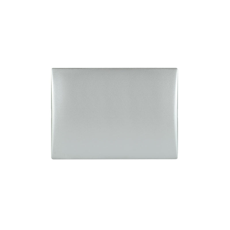 Placa ciega andes color SILVER más soporte