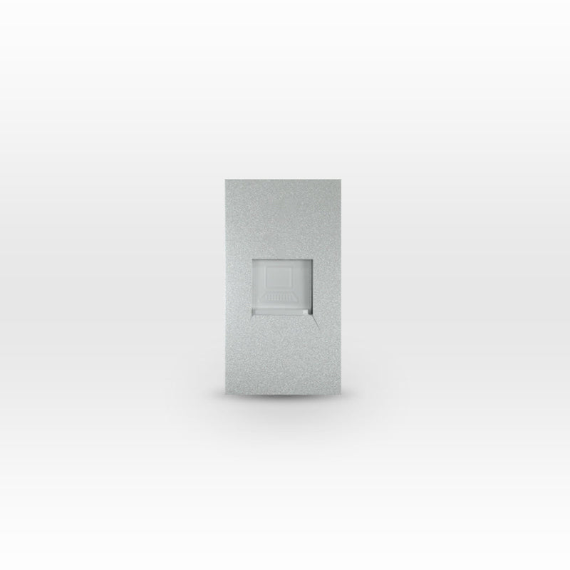 Módulo conector RJ45 CAT 6 andes SILVER