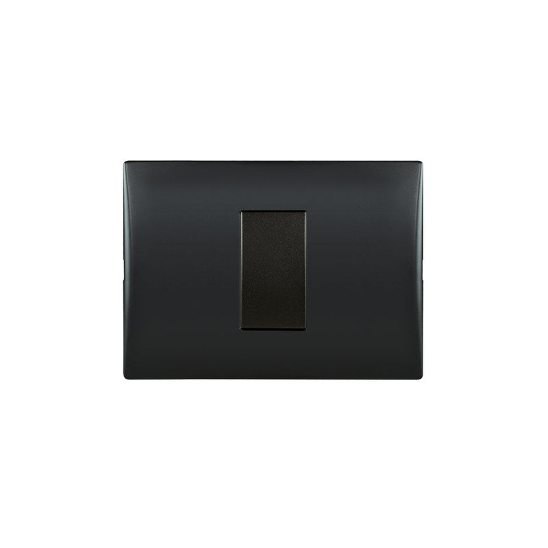 Interruptor andes simple 9/12 10A 250V BLACK armado