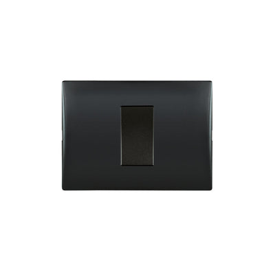 Interruptor andes simple 9/24 10A 250V BLACK armado