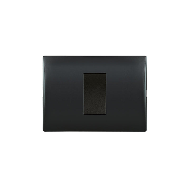 Interruptor andes simple 9/24 10A 250V BLACK armado