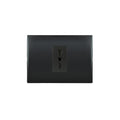 Toma corriente andes simple 10/16A  250V BLACK armado - Miniatura 1