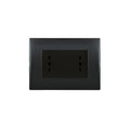 Toma corriente andes DÚPLEX 10A 250V BLACK - Miniatura 1