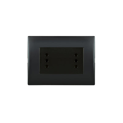 Toma corriente andes DÚPLEX 10A 250V BLACK