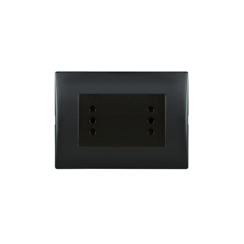 Toma corriente andes DÚPLEX 10A 250V BLACK