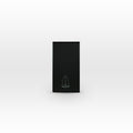 Módulo interruptor pulsador timbre 10A 250V andes BLACK - Miniatura 1