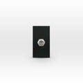 Módulo toma TV coaxial tipo F andes BLACK - Miniatura 1