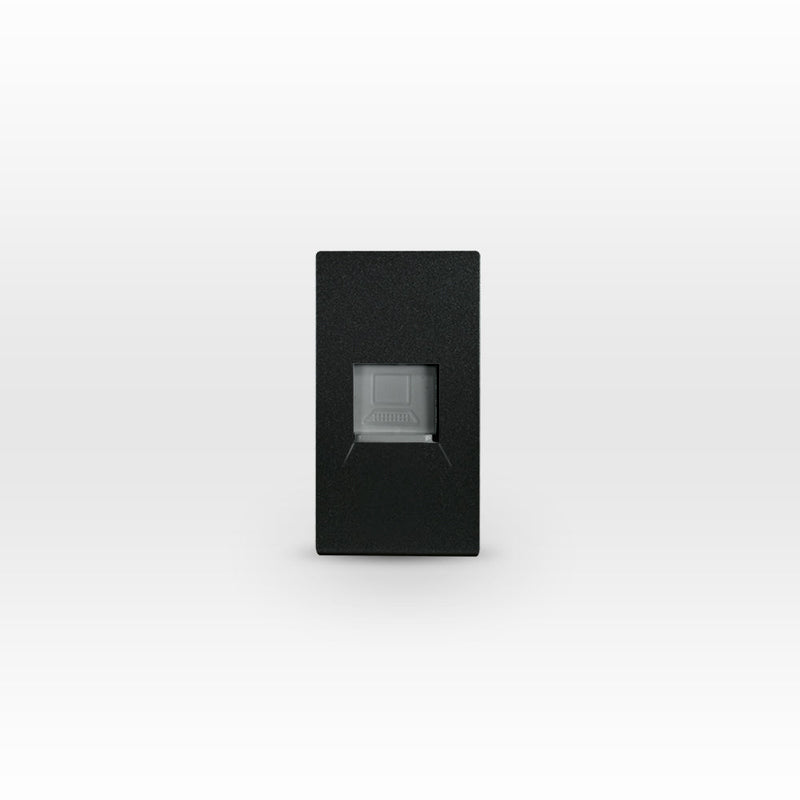 Módulo conector RJ45 CAT 6 andes BLACK
