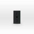 Módulo toma de corriente 2P+T 10A/16A 250V andes BLACK - Miniatura 1