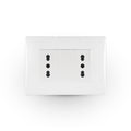 Toma corriente andes DÚPLEX 10/16A 250V WHITE armado - Miniatura 1