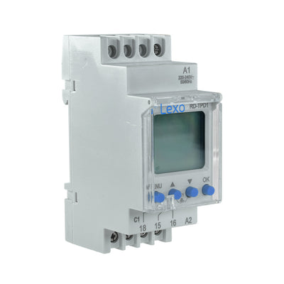 Relé interruptor semanal, 220-240 AC/DC
