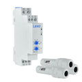 Relé controlador de nivel de líquido, 24-240V AC/DC, 1 módulo DIN - Miniatura 1