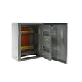 Gabinete metálico IP65, 1 puerta, 400x300x200mm., con chasis - Miniatura 1