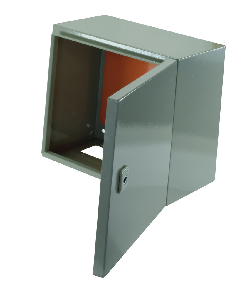Gabinete metálico IP65, 1 puerta, 800x600x200mm., con chasis