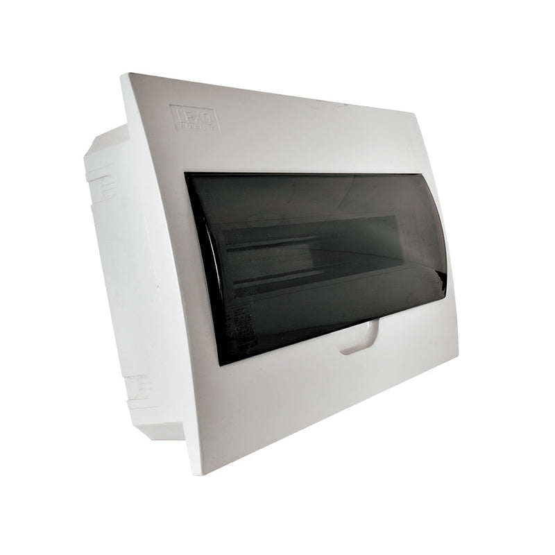 Tablero empotrado 18P IP41 tapa color humo libre de halógenos LWDF