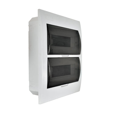 Tablero empotrado 24P IP41 tapa color humo libre de halógenos LWDF