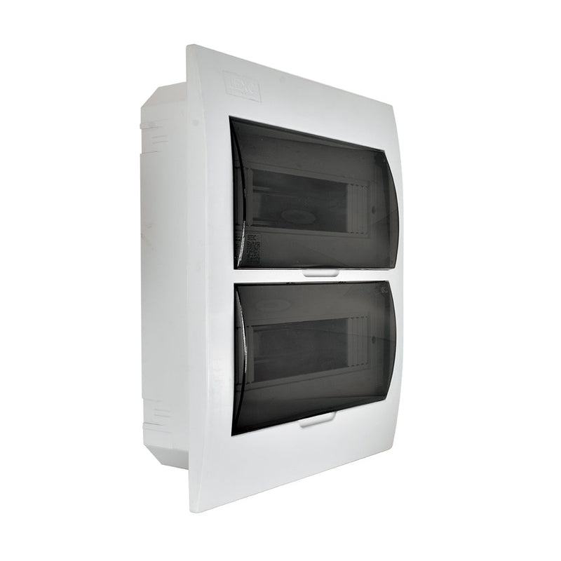 Tablero empotrado 24P IP41 tapa color humo libre de halógenos LWDF