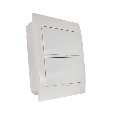 Tablero empotrado 24P IP41 tapa color blanco libre de halógenos LWDF