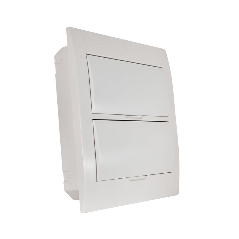 Tablero empotrado 24P IP41 tapa color blanco libre de halógenos LWDF