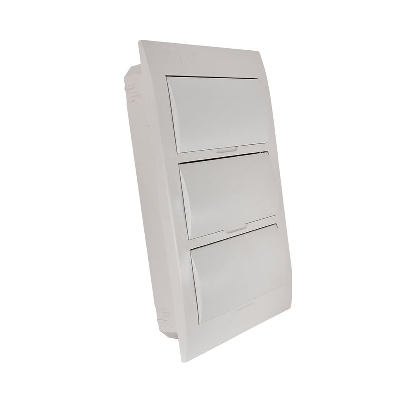 Tablero empotrado 36P IP41 tapa color blanco libre de halógenos LWDF