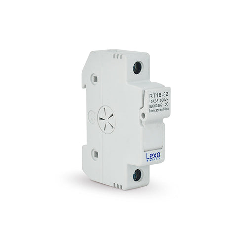 Base portafusible 10x38mm 1P 500V 1x32A