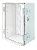 Gabinete plástico sobrepuesto tapa transparente 200X300X160 IP65 - Miniatura 1