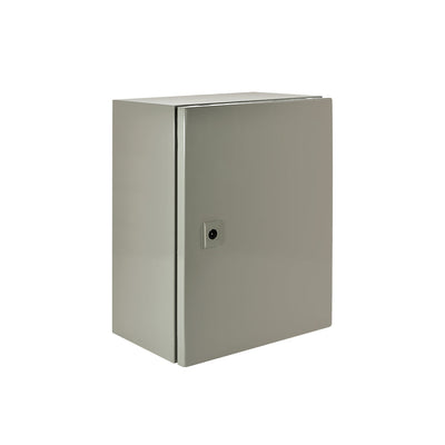 Gabinete metálico IP65, 1 puerta, 250x200x150mm.