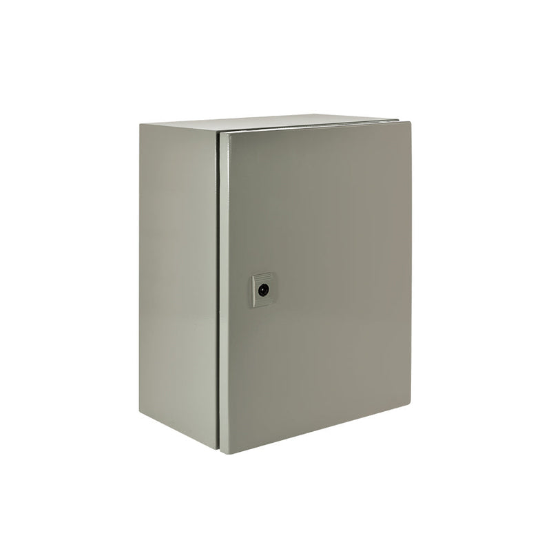 Gabinete metálico IP65, 1 puerta, 250x200x150mm.