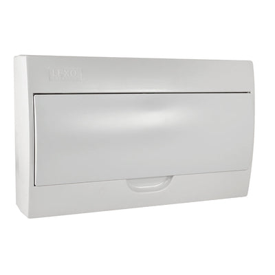 Tablero sobrepuesto 18P IP41 tapa color blanco libre de halógenos LWDS