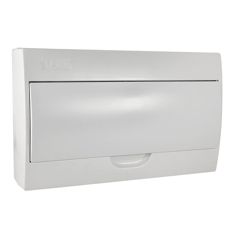 Tablero sobrepuesto 18P IP41 tapa color blanco libre de halógenos LWDS