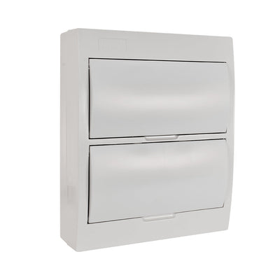 Tablero sobrepuesto 24P IP41 tapa color blanco libre de halógenos LWDS