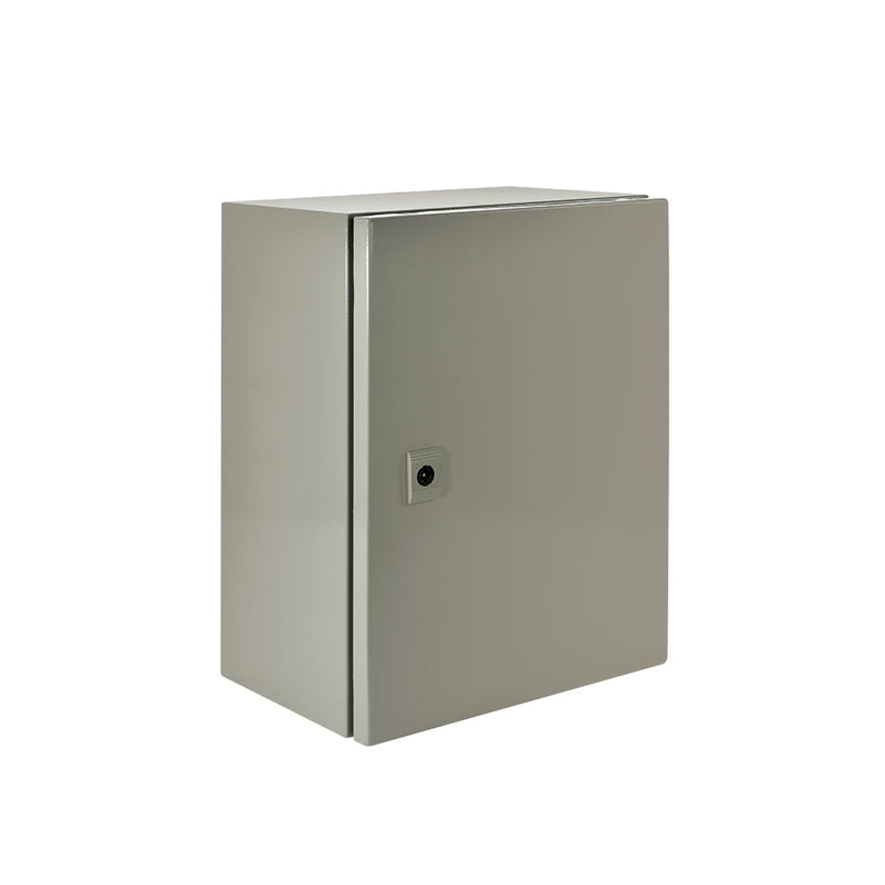 Gabinete metálico IP65, 1 puerta, 400x300x200mm.