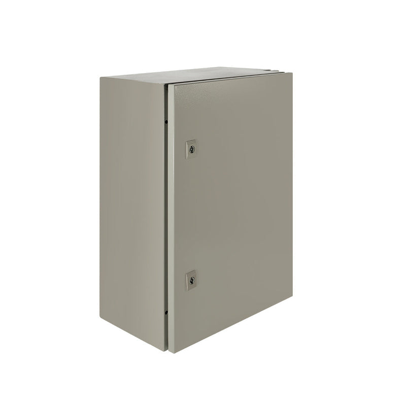 Gabinete metálico IP65, 2 puertas, 600x500x200mm.