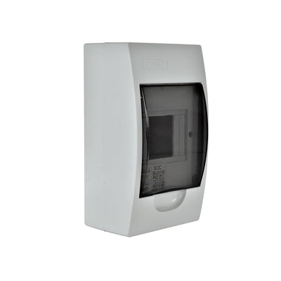 Tablero sobrepuesto 4P IP41 tapa color humo libre de halógenos LWDS