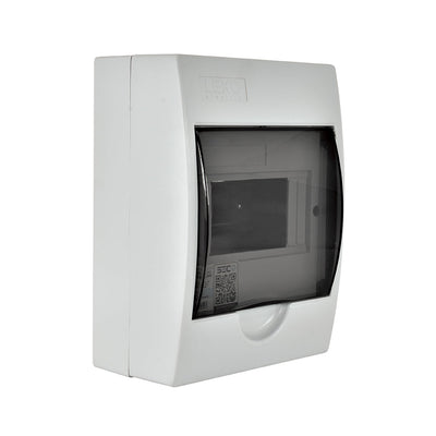 Tablero sobrepuesto 6P IP41 tapa color humo libre de halógenos LWDS