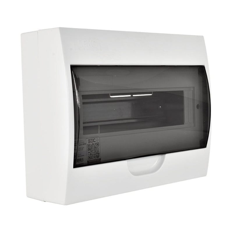 Tablero sobrepuesto 12P IP41 tapa color humo libre de halógenos LWDS