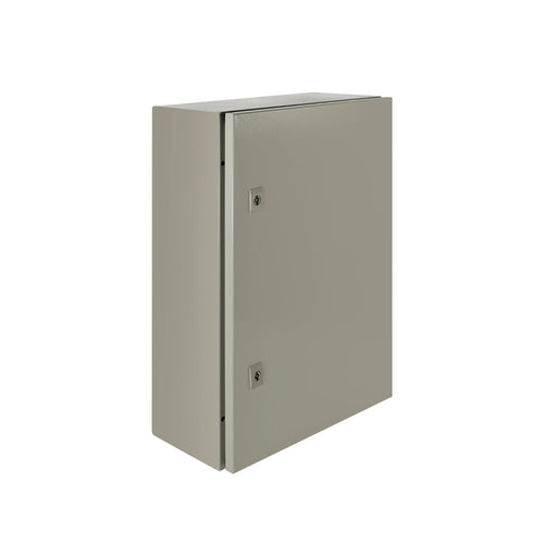 Gabinete metálico IP65, 2 puertas, 600x400x200mm.