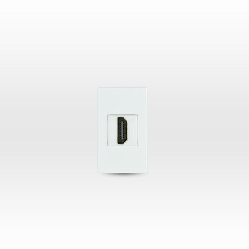 Módulo conector HDMI blanco